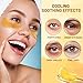 30 Pairs Lip Mask & Eye Mask, 24K Gold Crystal Gel Collagen Eye Patches for Puffy Eyes, Dark Circles, Chapstick Bulk, Hangover Kit, Bulk Gifts, Party Favors Adults, Bachelorette Party Accessories