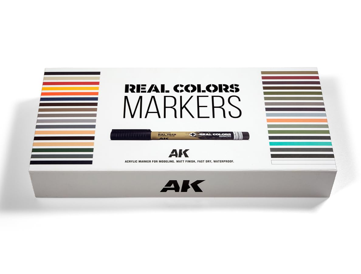 Ak Interactive - Special Box 34 Real Colors Markers