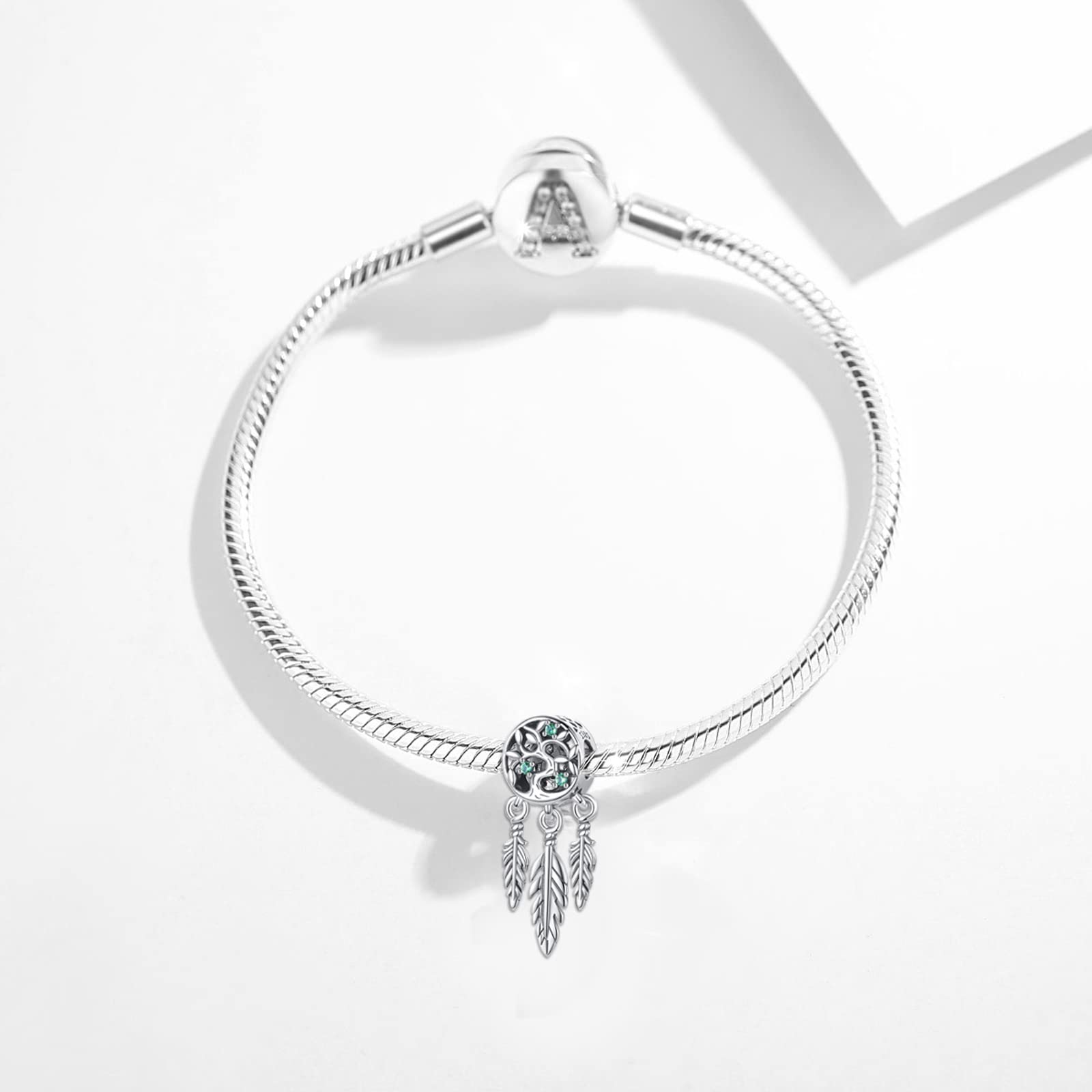 Vito 925 Sterling Silver Cross Charms Bead for Women, Vintage European Religion God Beads for European Bracelets Diy Jewelry Gift