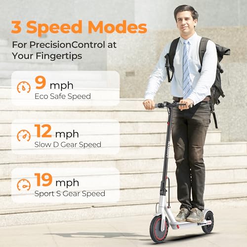 Image of MAXSHOT Electric Scooter for Adults, 8.5 /10 /14 inch Tires, 19 /22Mph, 350W /500W Motor, 21-28 Miles Range, Folding E-Scooter with Dual Suspension,APP Contro