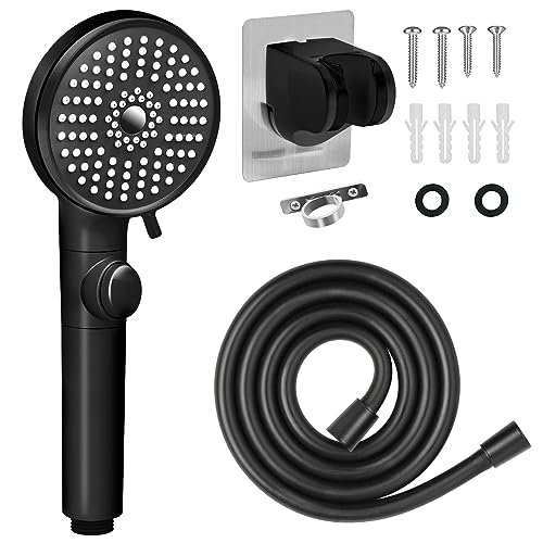 RV Shower Head with Hose, High Pressure 5 Mode Shower head Replacement, Handheld Showerhead for...