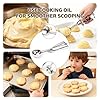 Ice Cream Scoop, 3Pcs Cookie Scoop Set, Stainless Steel Ice Cream Scooper with T... #5