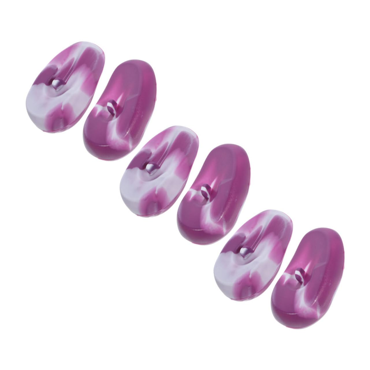FOMIYES 12 Pares orejeras para teñir el cabello cubre orejas tinte de oreja protector auditivo auditivos ear buds cubre oídos reutilizables protector de orejas gel de sílice