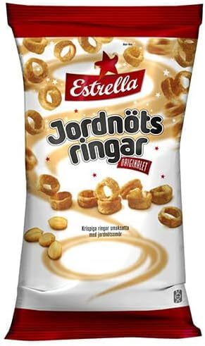 Estrella Peanut Snack Rings 175g