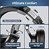 OneOdio A71 Hi-Res Studio Recording Headphones - Wired Over Ear Headphones with SharePort, Professional Monitoring & Mixing Foldable Headphones with Stereo Sound (Black) #5