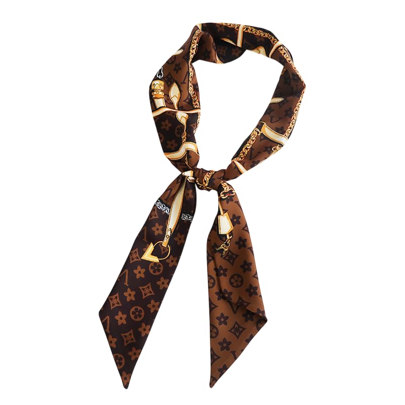 Image of CorssKulture Lightweight Satin Ribbon Scarf for Women's 150 x 15 cm | Silky Soft Scarf Perfect for Gifting
