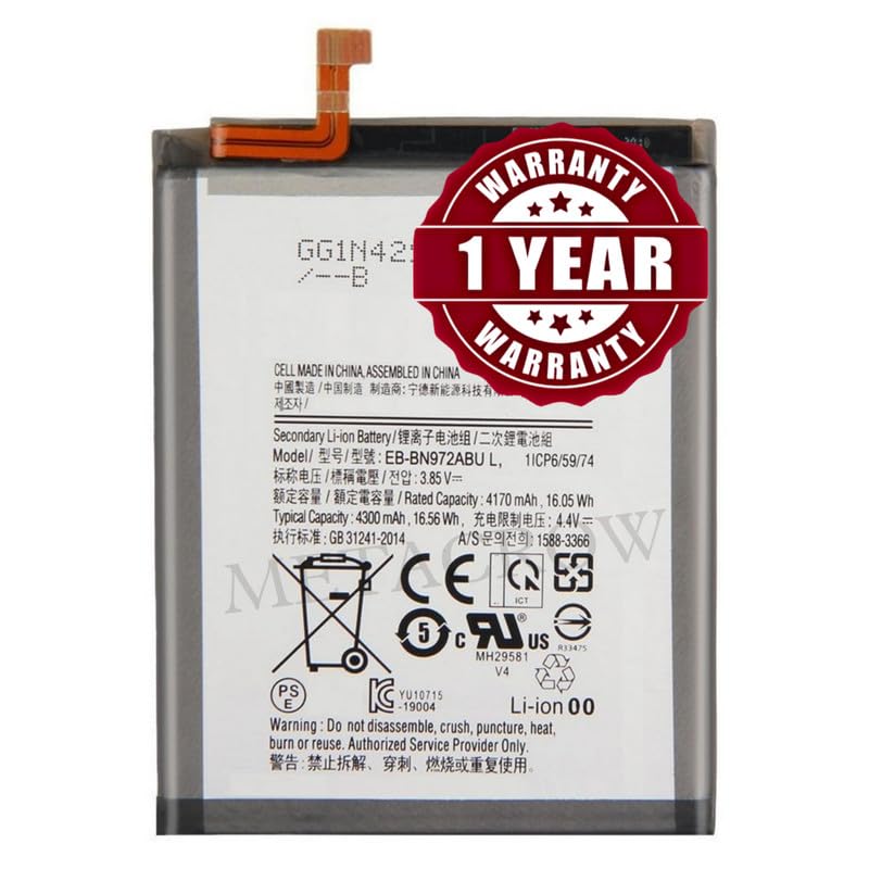 Image of Original EB-BN972ABU Battery Compatible with Samsung Galaxy Note 10 Plus | Note 10+ (4300mAh) 1 Year Warranty BC46