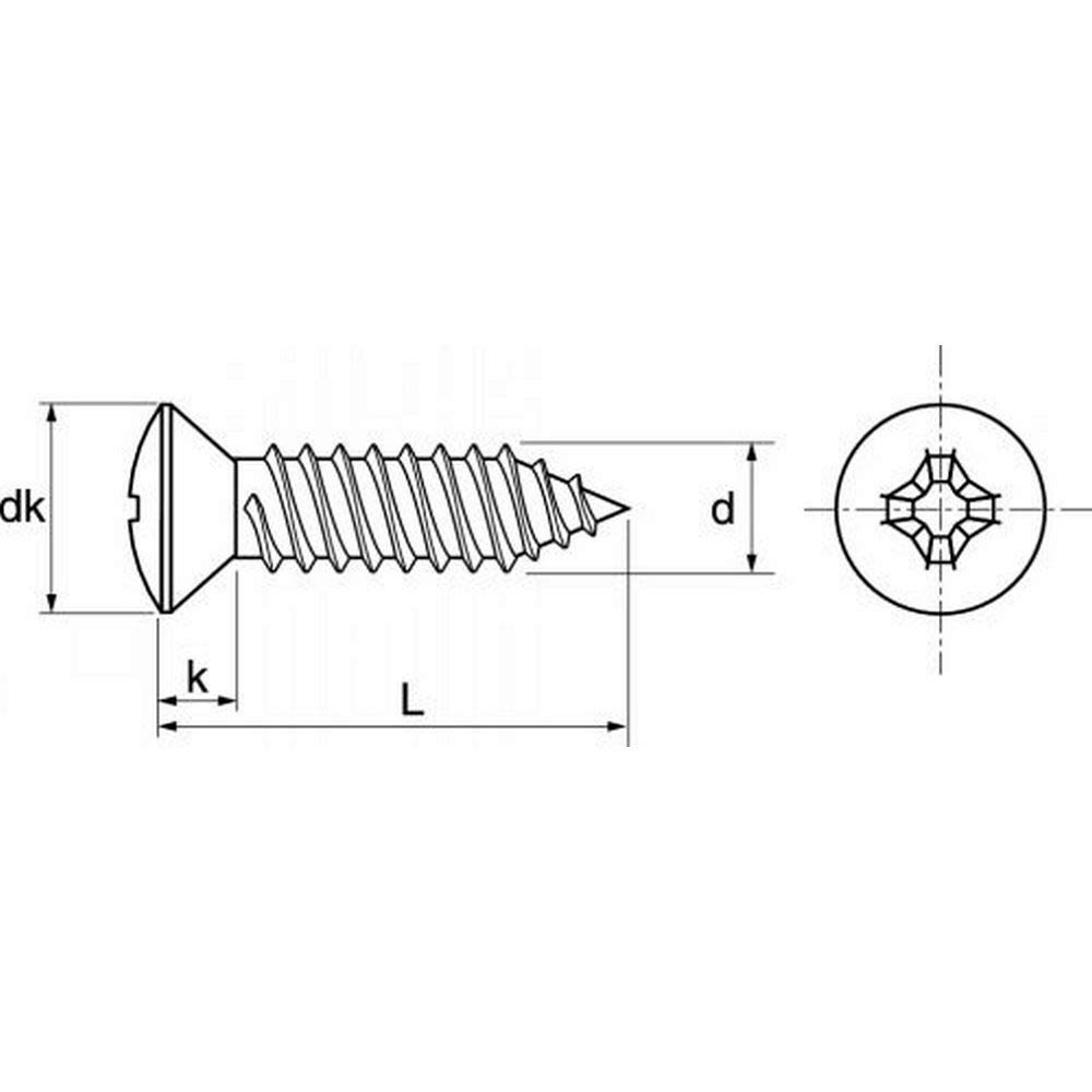 Vite A Testa Svasata A Croce / DIN 965 / ISO 7046 / H303 Da 0,36 € | SVB - Foto 3