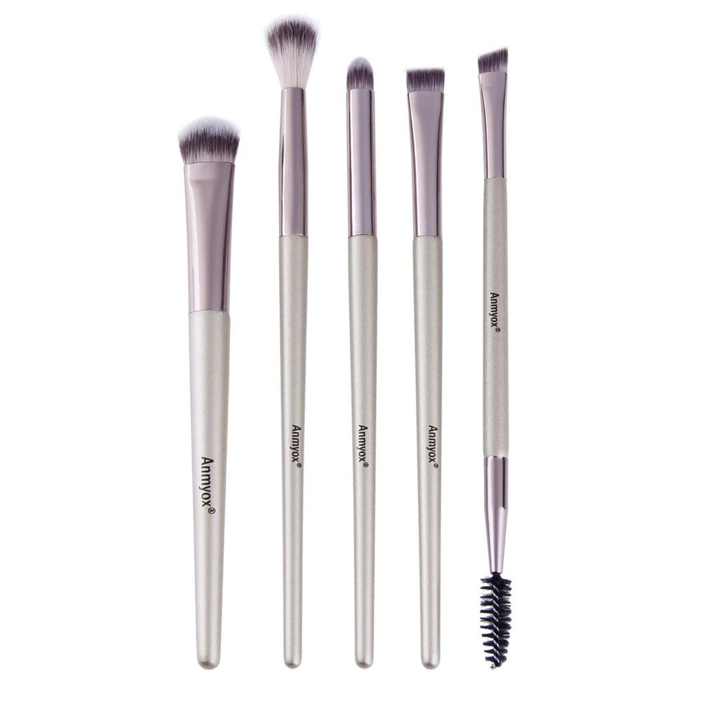 Makeup Brush Set Anmyox 6pcs Professional no shedding soft Makeup Brushes Kit Beginner Synthetic Cosmetic Beauty Brushes,Eye Shadow Foundation Blush Tool for Powder Creams Liquids