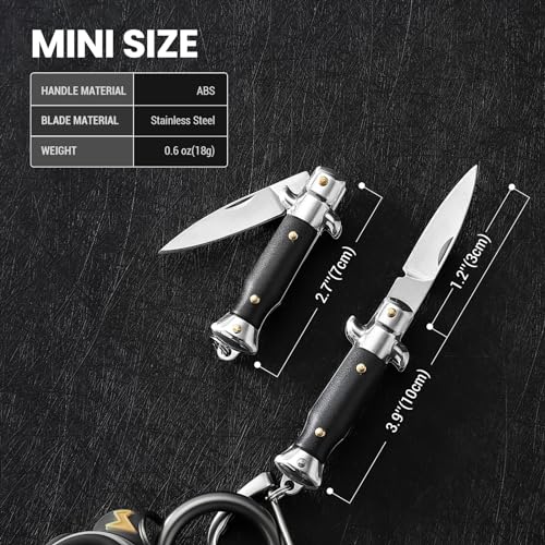 Image of FUNBRO Small Pocket Knife, Cool Knives Box Cutter, EDC Knifefor Every Day Carry, Small Gift for Women Men