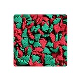 Oasis Supply Christmas Candy Sprinkle (Quins Red and Green Trees)