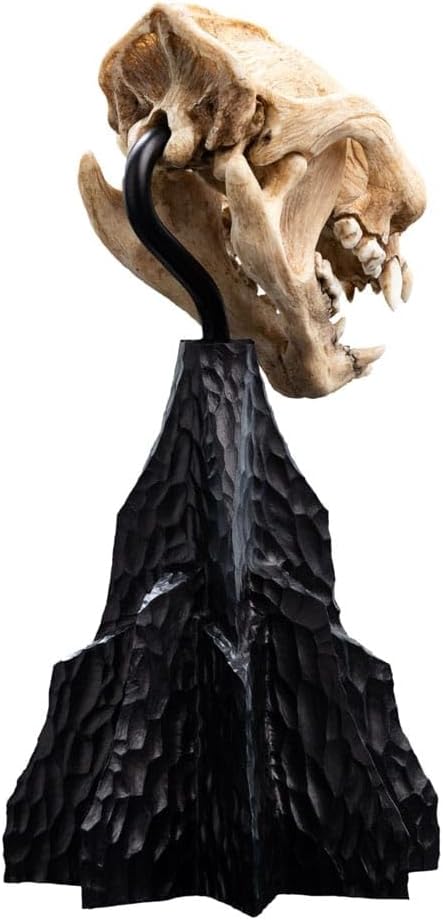Weta Workshop Polystone - The Lord of the Rings Trilogy - Skull of a Warg Miniature Polystone Statue