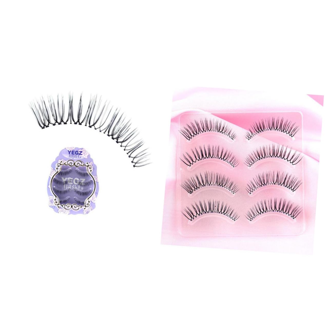 MAGICLULU 12 Paia ciglia finte kit ciglia magnetiche natura ciglia sottili estensione delle ciglia pestañas postizas naturales abito ciglia trucco ciglia naturali ciglio estendere