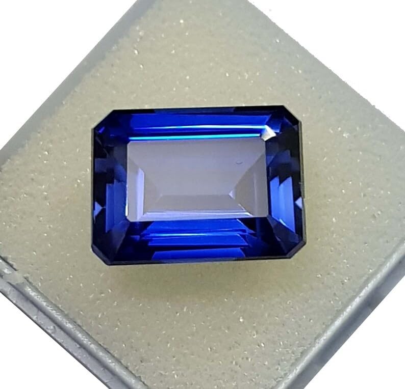 Pierre précieuse saphir bleu véritable Nilam Neelam K49 - 2