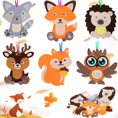 Kreative Bastelarbeiten für Kinder, 12 Stück Filz zum Basteln,...