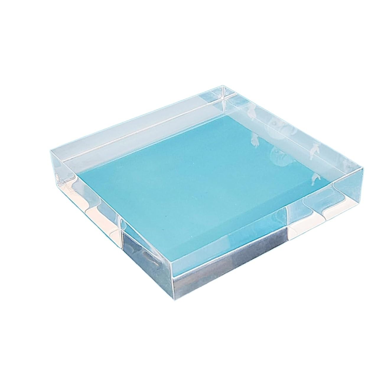 LQZAXSRDR Clear Acrylic Display Block, Acrylic Square Display Block Clear Solid Polished, Multiple Sizes 2-20cm(2.5cm)