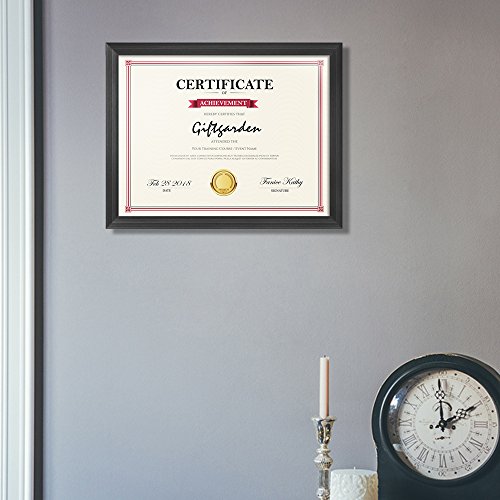 Image of Giftgarden 8.5x11 Picture Frames Black Frame Set for Tabletop or Wall Decor, 6 Pack