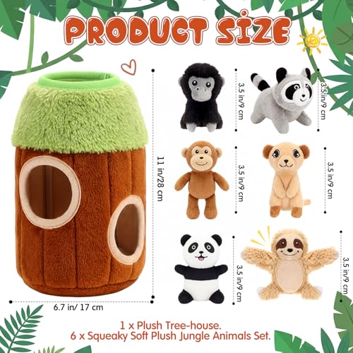 Skylety Set de 7 Juguetes Mordibles para Perros miniatura 2