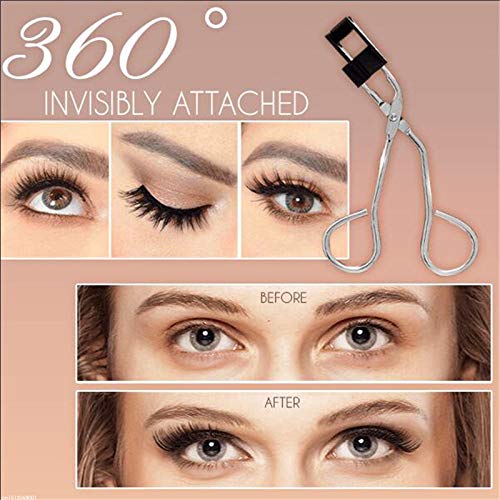 Magnetic Lashes Clip Eyelashes Set, Premium Magnetic Lash Applicator Tool Magnetic Lashes Clip with 3 Magnets 3D Reusable Magnetic Falses Eyelashes