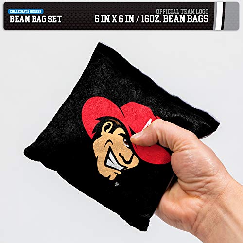 Image of NCAA College Dual Sided Bean Bags by Wild Sports, 8 Count, Premium Toss Bags for Cornhole Set - Great for Tailgates, Outdoors, Backyard