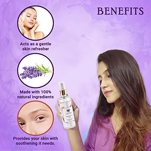 Seer Secrets Natural Facial Mist Toner for Hydrate, Refresh & Tone Skin Suitable for Men & Women|Pack of 100Ml - Image 4