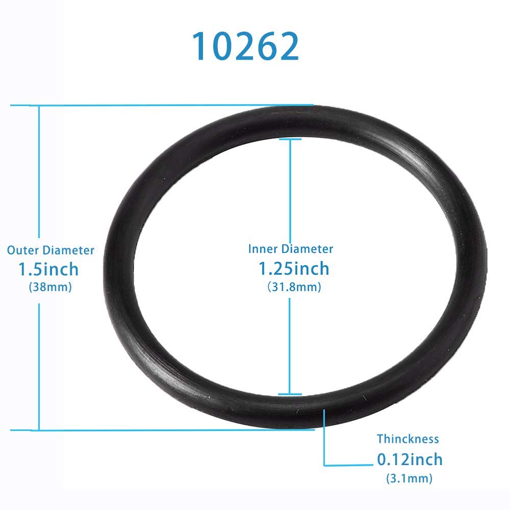 Intex Pool Ersatz-Dichtungssatz 25076RP – Mit Gummi-Unterlegscheiben & O-Ringen