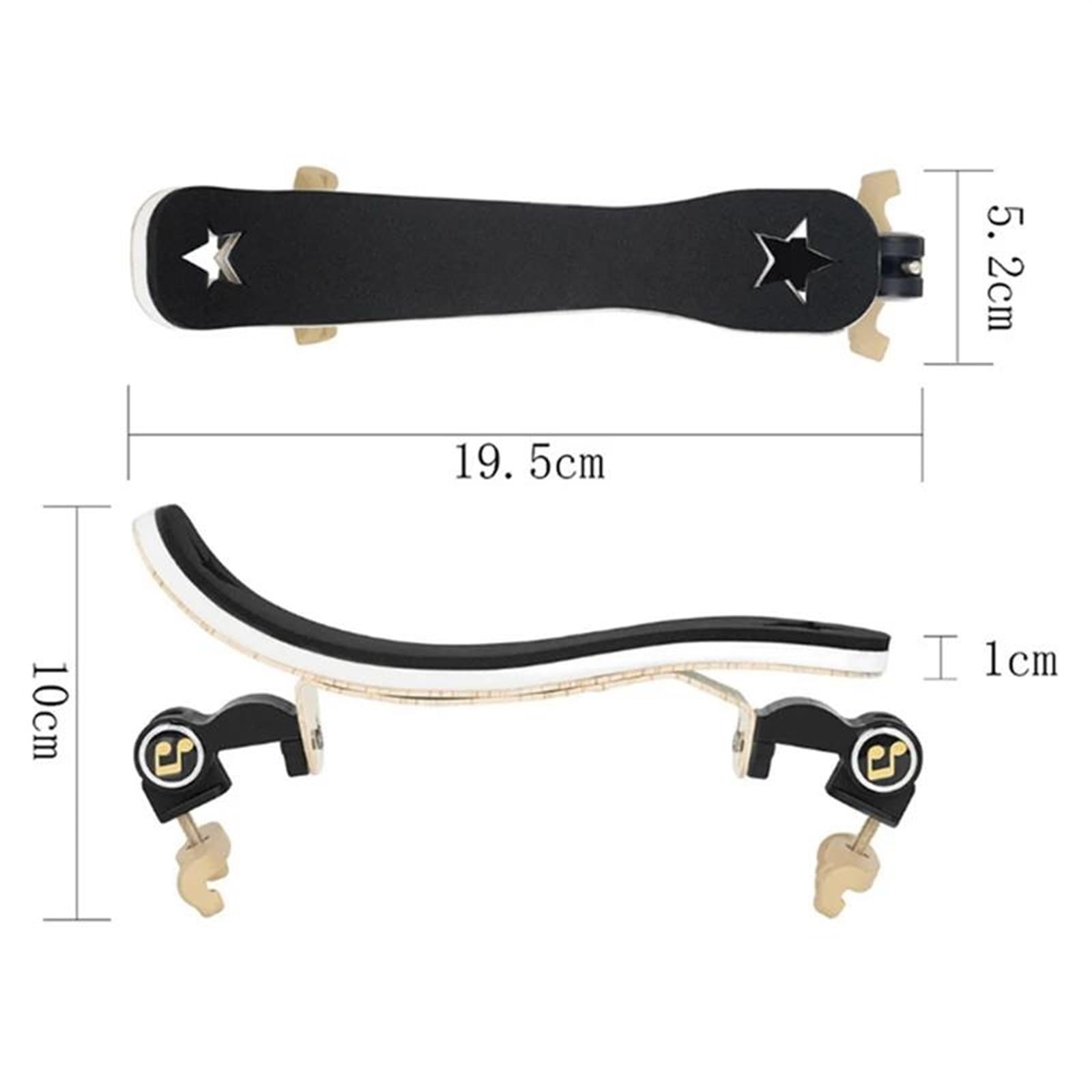 Accesorios para violín Reposabrazos para violín, reposabrazos de silicona para violín con garra, almohadilla para reposabrazos, accesorios para violín