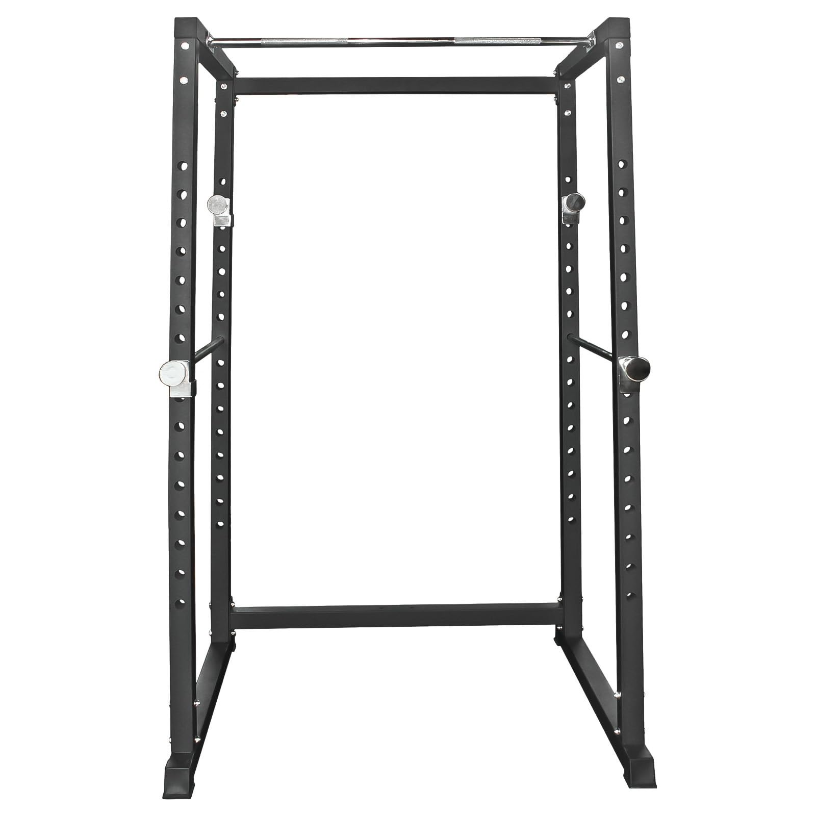 Hansson Sports® Power Rack Squat Cage - Estación de fuerza con barra de dominadas, ampliable con polea, calidad premium certificada según EN957, soporta 400 kg