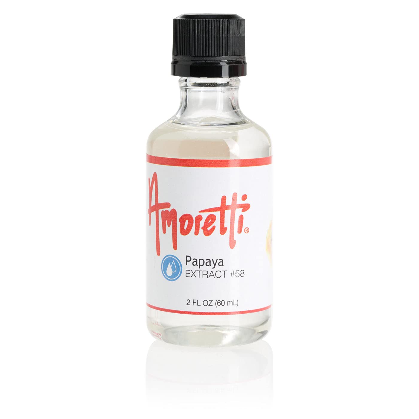 Papaya Extract Water Soluble 2 oz - Highly Concentrated & Perfect For Pastry by Amoretti – 2 oz, No Artificial Colors