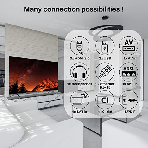 SRT50UC7433 Strong Android TV 4K UHD met DVB-T2/C/S2, 50 inch, zwart/zilver - Afbeelding 6