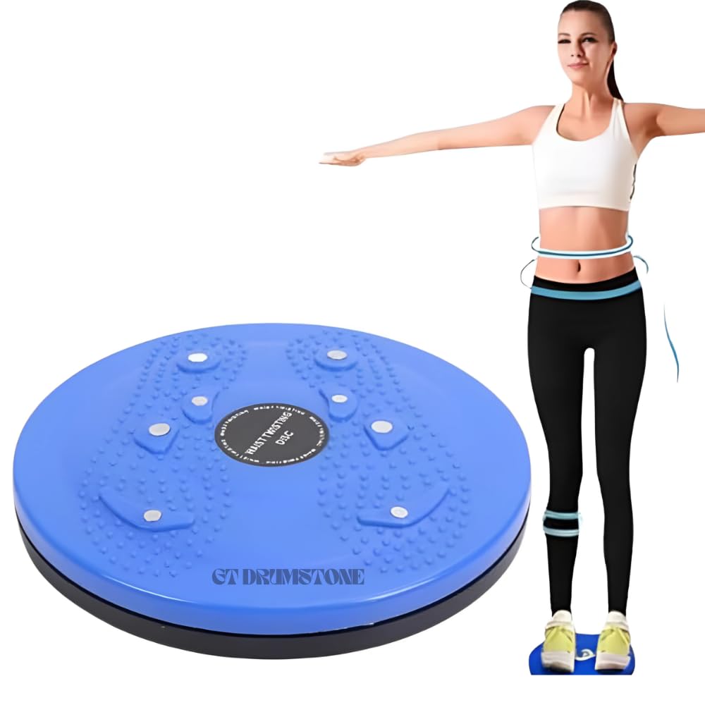 Drumstone® (𝐒𝐩𝐞𝐜𝐢𝐚𝐥 𝟏𝟓 𝐘𝐞𝐚𝐫𝐬 𝐖𝐚𝐫𝐫𝐚𝐧𝐭𝐲) Tummy Twister for Men & Women – Compact 360° Rotating Waist Trimmer Disc for Abs, Core, Belly Fat Reduction, Weight Loss & Home Fitness-picture-36
