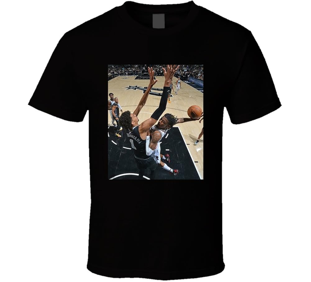 Ja Morant Dunk On Wemby Victor Wembanyama T Shirt