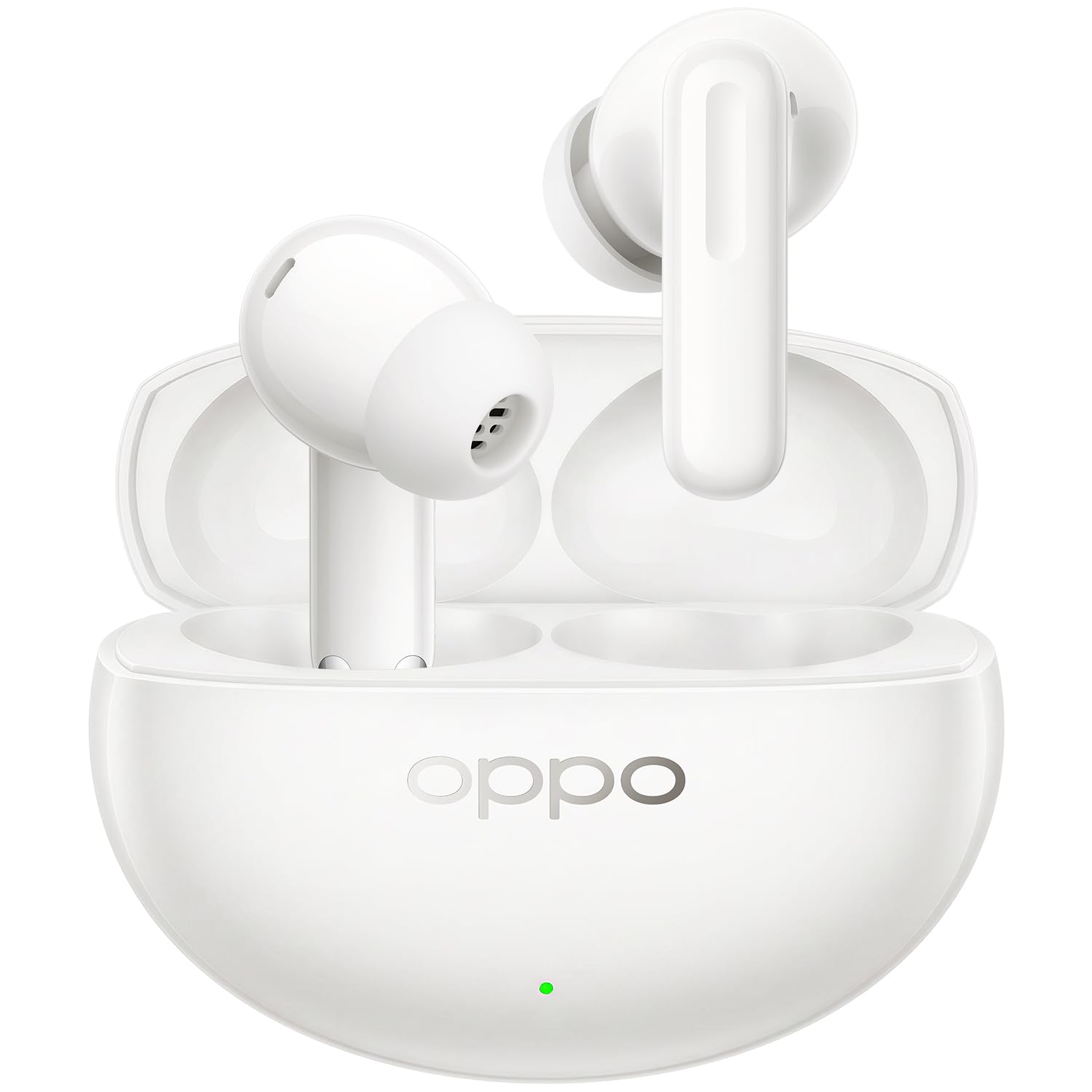 OPPO Enco Air5 Pro Auricolari True Wireless, Bluetooth 6.0 In-Ear Stereo, ANC 55dB, Triplo Mic Chiamate Chiare IA, Audio Hi-Res, 54 Ore Autonomia, Bassi Profondi, IP55, Pearl White