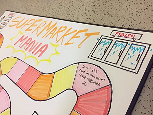 Blank Game Board (18" X 18") Create Your Own Board Game #TOP5