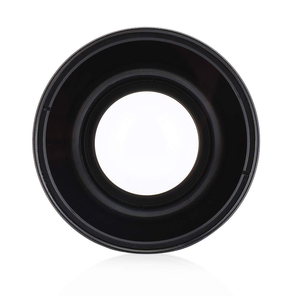 Bewinner Obiettivo grandangolare 52mm Grandangolo 0,45X per riprese ravvicinate, Obiettivo Macro a conversione Universale per, Una Visione più Ampia Rispetto all'obiettivo