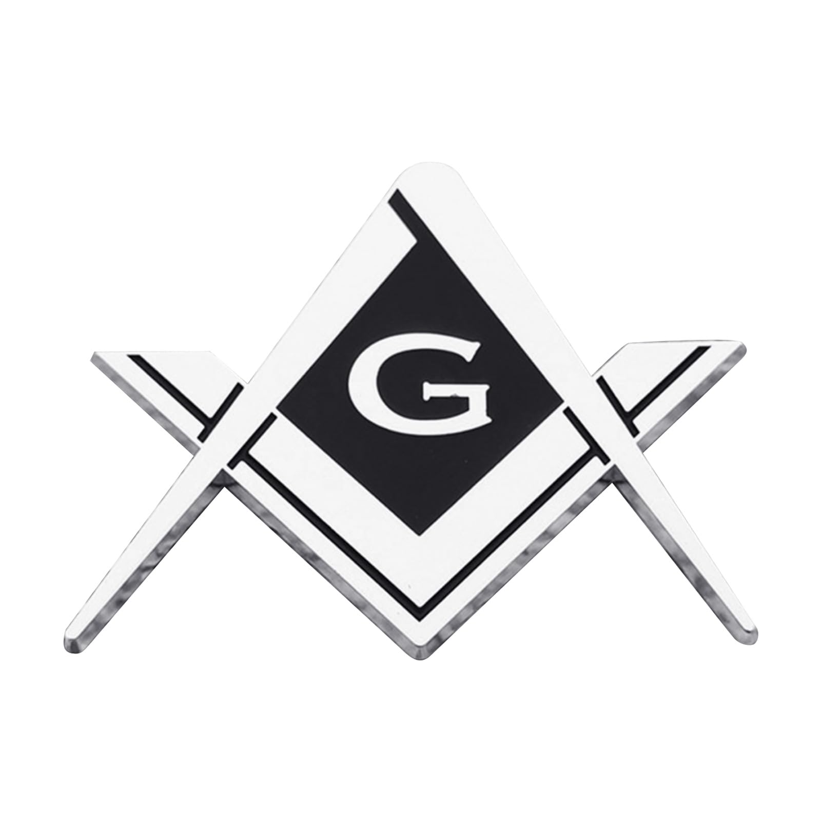 YROHGKPN Freemason Masonic Car Emblems Decal Sticker Strong Adhesive for