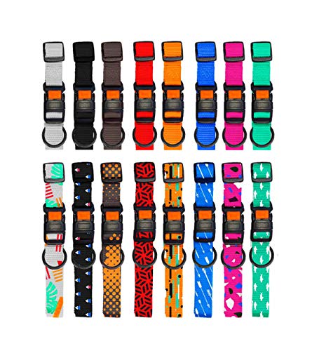 Karlie Art Sportiv Plus Halsband verstellbar neue universal Farben Mix and Match L: 45 - 65 cm B: 25 mm L schwarz