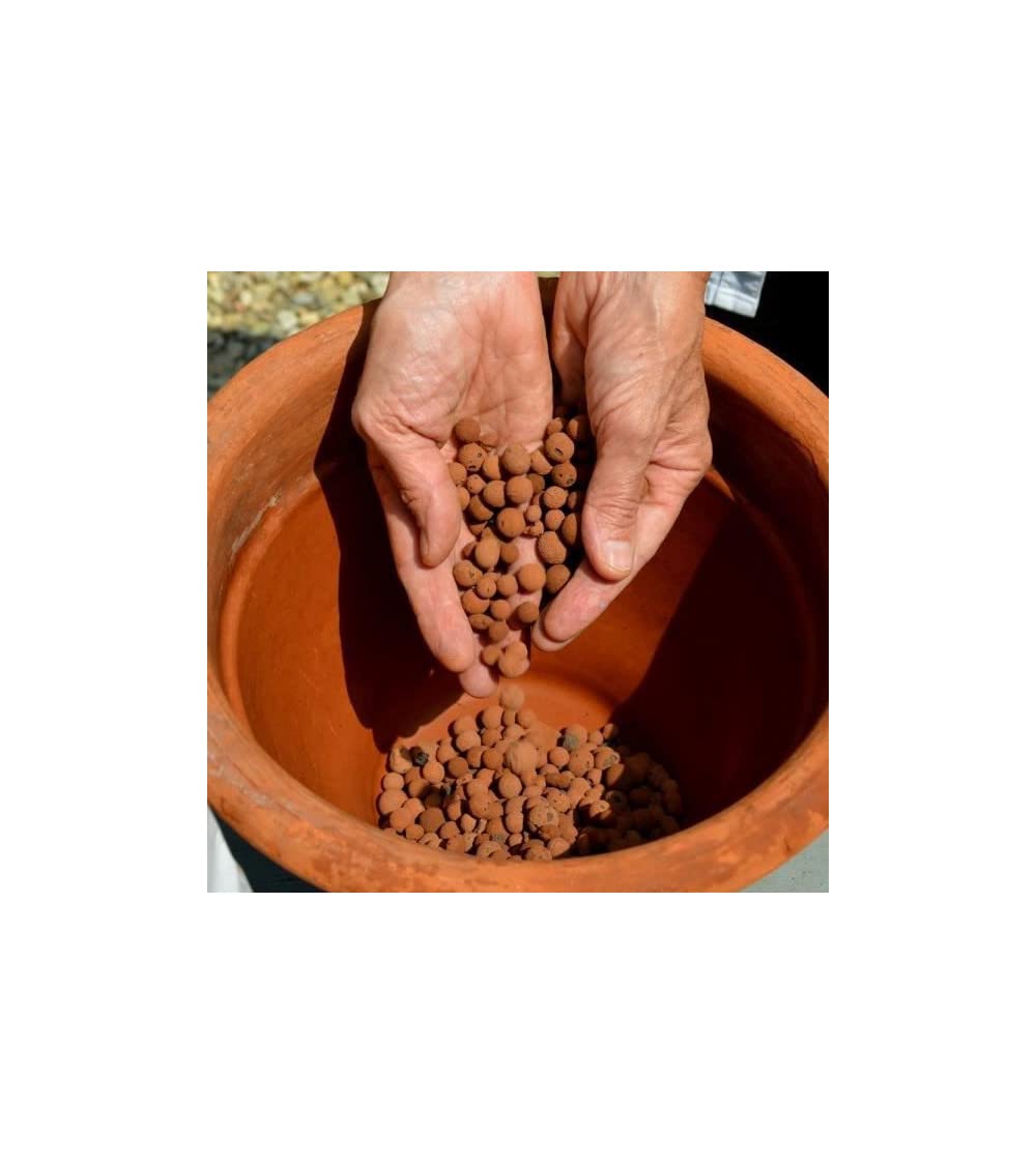 NATUREN FERTILIGENE NATGIL - Billes d'argile UAB 40 L - Améliore Le Drainage - Réduit Les arrosages - Protège Les Racines du Gel - Idéal pour Pots, bacs et jardinières - Billes de Calibre 4-16 mm