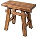 Produktbild invicta INTERIOR Massiver Hocker Hemingway Natur 45 cm recyceltes Mahagoni Beistelltisch Holztisch Holzhocker