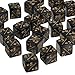 Toddmomy Set of 24 Acrylic Dice Counters with Plus and Minus Signs Cube-Shaped Counter Dice for Card Gaming Accessories and Kids Learning Toys 0.63 Inch Cubes for Table Games