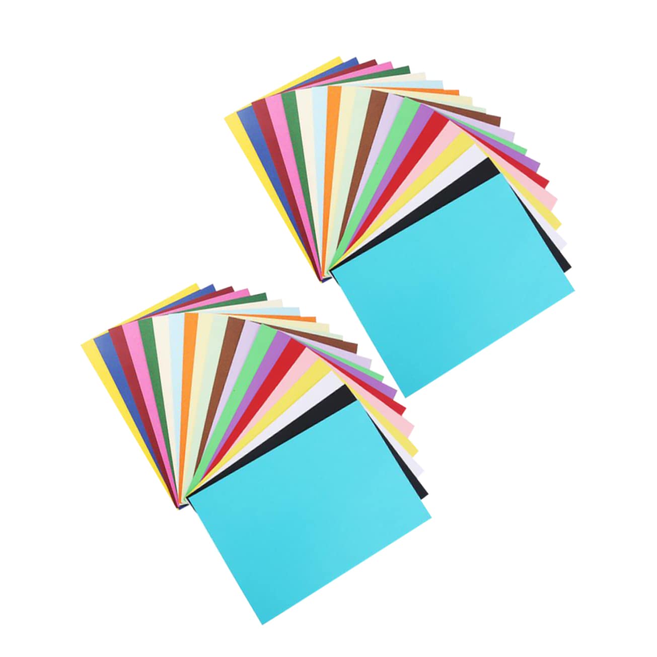 Papier Cartonné Coloré A4 100 Pièces Épais pour Dessin et DIY