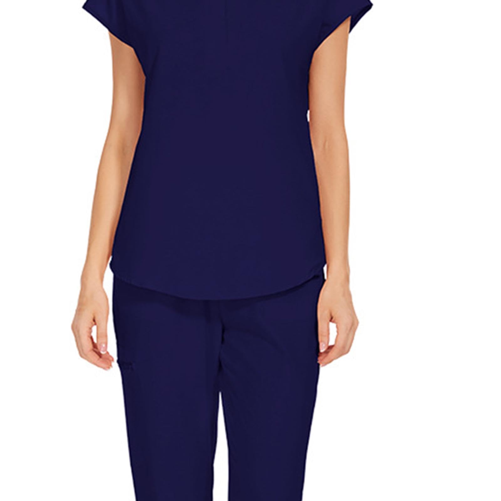 Conjuntos de Uniformes Médicos para Mujer, Ropa de Trabajo Transpirable Y Cómoda para Médicos, Top Suave, Pantalones Deportivos, Disfraz de Enfermera