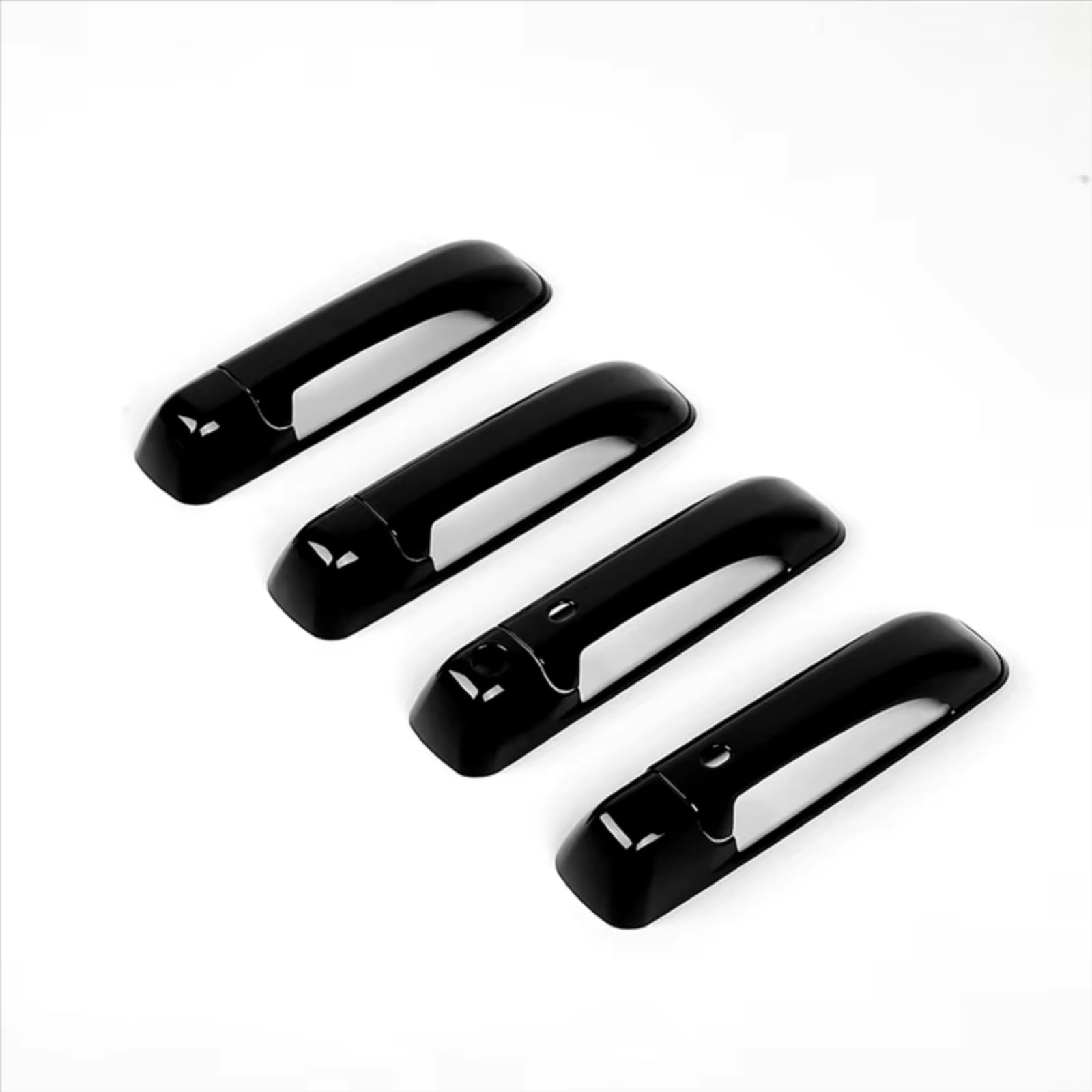 Qdzvalumv One Color Car Door Handles Cover Shell Compatible With Dodge For Ram 1500 2500 3500 2009-2018 Car Exterior Door Handle Cover Accessories Set