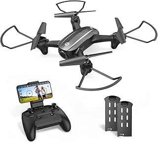 Holy Stone HS340 Mini FPV Drones with Camera for Kids 8-12 RC Quadcopter for Adults Beginners with One Key Take Off/Landing, Gravity Sensor, Headless Mode, Waypoint Fly, Throw to Go, Indoor & Outdoor