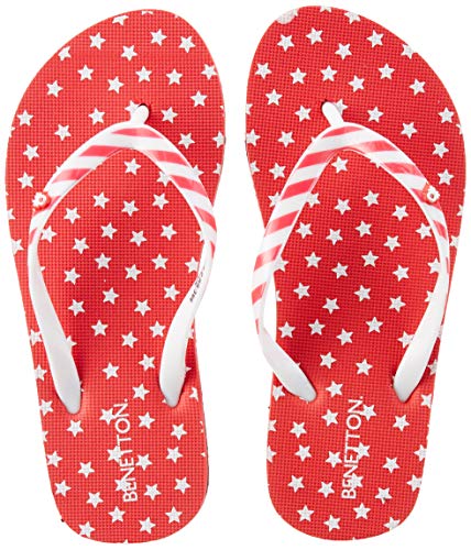 United Colors of Benetton Girls Red Flip-Flops-10 UK/India (29 EU) (18A8CFFPG506I) (B07H9BR46X) Amazon Price History, Amazon Price Tracker