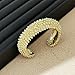 Chunky Cuff Bracelets for Women Wide Open Bangle Bracelet Wrist Cuff Bracelets Statement Fashion Jewelry
