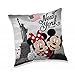 Disney Jerry Fabrics 18CS292 Micky und Minnie Maus in New York Kinder-Kissen 40 x 40cm