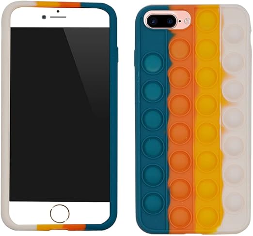 Amazon Com Aupartuds Pop It Phone Case For Iphone 7 6 Plus Stress Reliever Push Pop Bubble Fidget Toys Cover Cute Funny Soft Silicone Protective Shell For Iphone 8 Plus 5 5 Inch Orange Cell Amazon Com Aupartuds Pop It Phone Case For Iphone 7 6 Plus Stress Reliever Push Pop Bubble Fidget Toys Cover Cute Funny Soft Silicone Protective Shell For Iphone 8 Plus 5 5 Inch Orange Cell