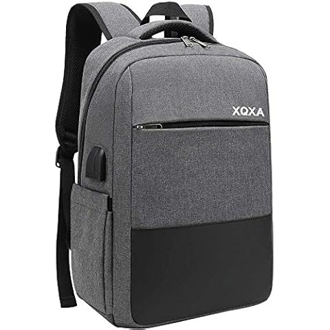 XQXA Laptop Rucksack Herren Leichter Schulrucksack Reiserucksack Cover