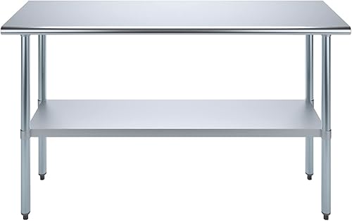 Miniatura 2 de Mesa de trabajo de acero inoxidable AmGood